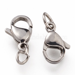 Tarnish Resistant 304 Stainless Steel Lobster Claw Clasps&nbsp;STAS-G240-01C-P