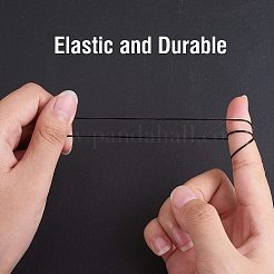 3ロール3スタイルの弾性コード  DIYのジュエリーには  フラット＆ラウンド  ミックスカラー  0.8~1mm  1ロール/スタイル&nbsp;EC-SZ0001-09