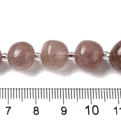 Natural Strawberry Quartz Beads Strands&nbsp;G-Q169-E06-01B