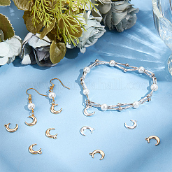 48Pcs 2 Colors Brass Charms&nbsp;KK-BBC0016-55