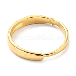 304ステンレススチールノット調節可能リング女性用  14KGP本金メッキ  usサイズ7 1/4(17.5mm)&nbsp;RJEW-C016-11G
