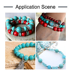 8 Strands 8 Colors Synthetic Turquoise Beads Strands&nbsp;TURQ-KS0001-02
