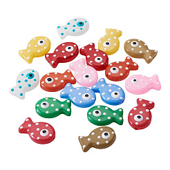 18Pcs 9 Colors Painted Glass Beads Enamel Beads&nbsp;LAMP-TA0002-16