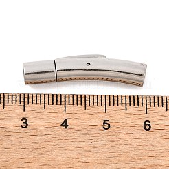 変色しにくい304ステンレススチール製バヨネット留め具  コラム  ステンレス鋼色  30x7x6mm  穴：4mm&nbsp;STAS-I013-4mm