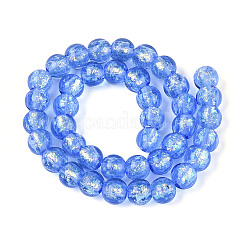 Handmade Foil Lampwork Beads Strands&nbsp;FOIL-K003-06A-14