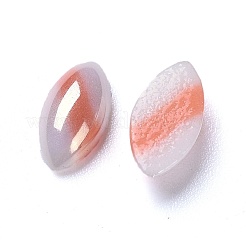 Opaque Glass Cabochons&nbsp;GGLA-S038-03G-5x10