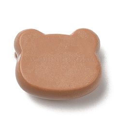食品テーマ不透明樹脂模造食品デコデンカボション  ペルー  クマ  18x21x9mm&nbsp;RESI-E044-02B