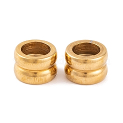 Ion Plating(IP) 304 Stainless Steel European Beads&nbsp;FIND-Q103-02G
