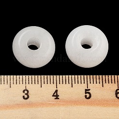Natural White Jade European Beads&nbsp;G-C134-04C