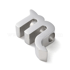 星座 304 ステンレススチール チャーム  蠍座  6.5x12.5x3mm  穴：2mm&nbsp;STAS-U038-01P-08