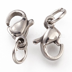 Tarnish Resistant 304 Stainless Steel Lobster Claw Clasps&nbsp;LS-STAS-G240-01A-P