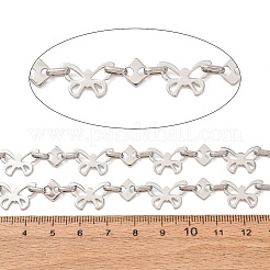 304 Stainless Steel Butterfly & Rhombus Link Chains&nbsp;SA-CBAE0F2-10P