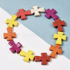 Synthetic Turquoise Dyed Beads Strands&nbsp;G-P507-21A