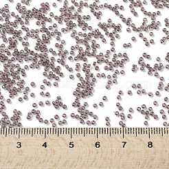 MIYUKIラウンドロカイユビーズ  日本製シードビーズ  15/0  （rr1836)スパークリングライニングスモーキーアメジストab  15/0  1.5mm  穴：0.7mm  約5555個/10g&nbsp;X-SEED-G009-RR1836