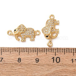 Brass Micro Pave Clear Cubic Zirconia Pendants&nbsp;CU-H002-07A-G