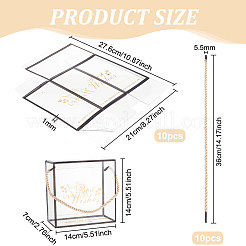 Transparent PET Candy Gift Boxes&nbsp;CON-WH0084-73B