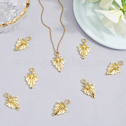 8Pcs Brass Micro Pave Cubic Zirconia Pendants&nbsp;KK-BBC0018-61