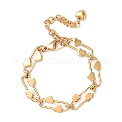 304 Stainless Steel Chain Bracelets&nbsp;BJEW-P379-01G