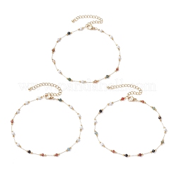 304 Stainless Steel Chain Anklets for Women&nbsp;AJEW-AN00691