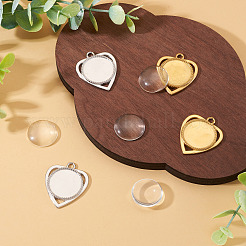 DIY Heart Pendant Making Kits&nbsp;STAS-TA0005-43