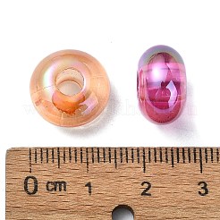 Transparent Acrylic European Beads&nbsp;X-OACR-E033-20