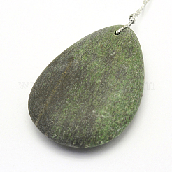 Natural Sinkiang Jade Pendants&nbsp;G-G694-B-08