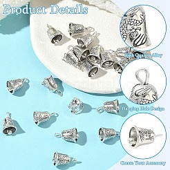 20Pcs Tibetan Style Alloy Bell Pendants&nbsp;FIND-YW0010-58