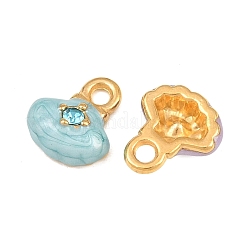Stainless Steel+Enamel Charms&nbsp;RB-CBA4809-19G