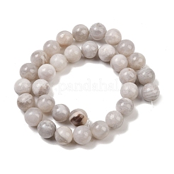 Round Natural Crazy Lace Agate Beaded Strands&nbsp;G-L374-01-12mm