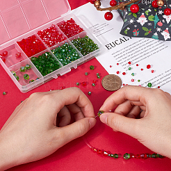 Christmas Theme Mixed Styles Electroplate Glass Beads&nbsp;EGLA-SC0001-35