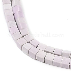 天然石瑪瑙ビーズ連売り  染め  キューブ  アザミ  2x2x2mm  穴：1mm  約150個/連  15.08インチ（38.3cm）&nbsp;G-M422-A01-04C