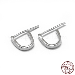 Anti-Tarnish 925 Sterling Silver Ice Pick Pinch Bails&nbsp;STER-L057-079B