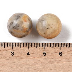 天然クレイジーアゲート 穴なし球形ビーズ  ラウンド  16mm&nbsp;G-K353-04D-34