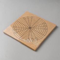 コルク断熱シート  壁飾り  パーティーとDIYのクラフト用品  正方形  200x200x10.5mm&nbsp;AJEW-WH0270-762A