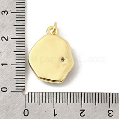 Brass Enamel Pendants&nbsp;KK-K302-19B-G