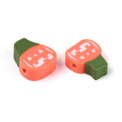 Halloween Handmade Polymer Clay Beads&nbsp;CLAY-T022-15A