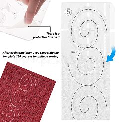 Transparent Acrylic Sewing Template&nbsp;DIY-GF0002-87