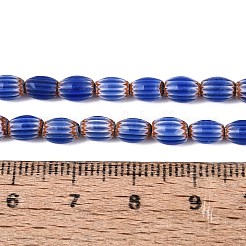 Handmade Millefiori Glass Barrel Beads Strands&nbsp;LA-N002-01A