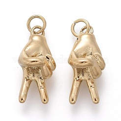 Ion Plating(IP) 304 Stainless Steel ASL Charms&nbsp;STAS-I164-023G