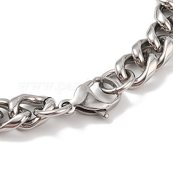 304 Stainless Steel Viking Knot Link Chain Bracelets for Men&nbsp;BJEW-B096-37AS