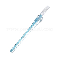 Silver Foil Glass Writing Dip Pen&nbsp;DRAW-PW0005-03C