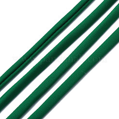 柔らかいナイロン編みコード  伸縮性のあるパイピングコードトリム  シーグリーン  5x3mm  約21.87ヤード（20m）/ロール&nbsp;NWIR-R003-23