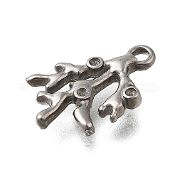 304 Stainless Steel Pendant Rhinestones Setting&nbsp;STAS-C119-23P