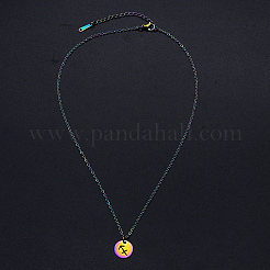 201 Stainless Steel Pendants Necklaces&nbsp;LS-NJEW-S105-JN627-9