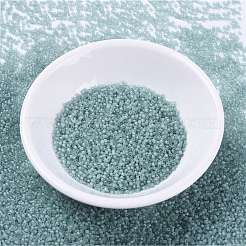 MIYUKIデリカビーズ  シリンダー  日本製シードビーズ  11/0  （db0385)マットシーグラスグリーン光沢  1.3x1.6mm  穴：0.8mm  約2000PCS /ボトル  10 G /ボトル&nbsp;SEED-JP0008-DB0385