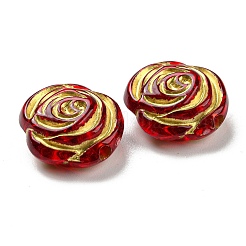 Plating Transparent Acrylic Beads&nbsp;OACR-B013-05