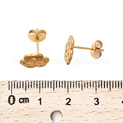 304 Stainless Steel Stud Earrings&nbsp;EJEW-M098-01C-G