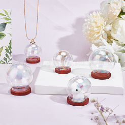 6 Sets 3 Style Glass Dome Cover&nbsp;ODIS-DR0001-02