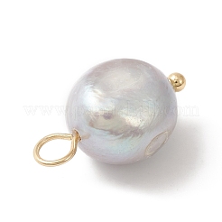 Natural Freshwater Pearl Pendants&nbsp;PALLOY-JF02153-02