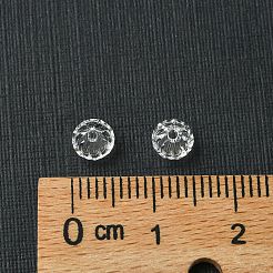 プレシオサ®クリスタルビーズ  チェコクリスタル  双円錐形(451 69 302 ロンデル)  クリスタル00030個  5mm  穴：1mm&nbsp;X-PRC-BA5-00030